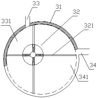 Solar heat energy power system based on eccentric turbine