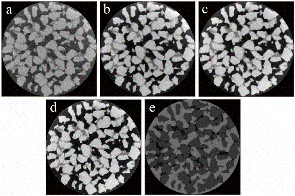 Method for measuring capillary pressure of CO2-saline-core system based on X-ray computed tomography (CT) technology