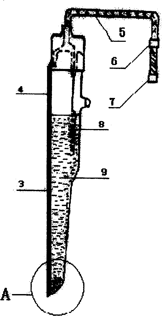 Process for making puncture composite sensor for measuring pH and sensor therefor