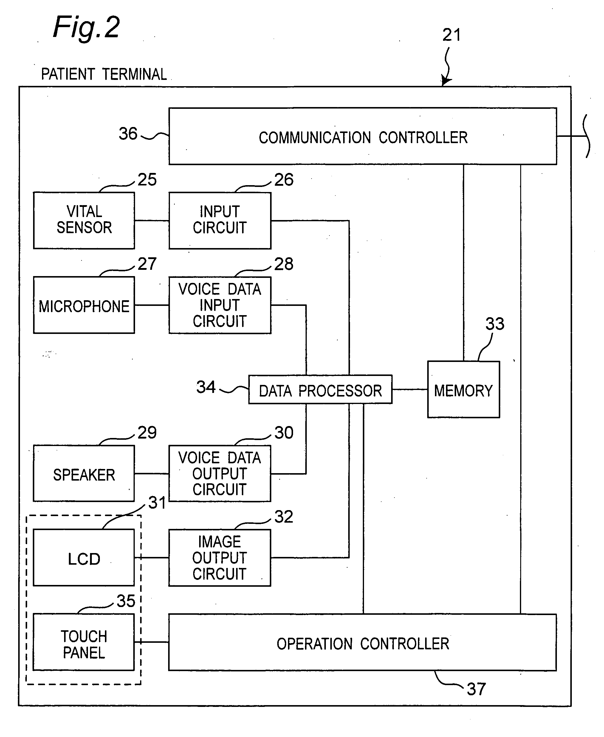 Health data collection system