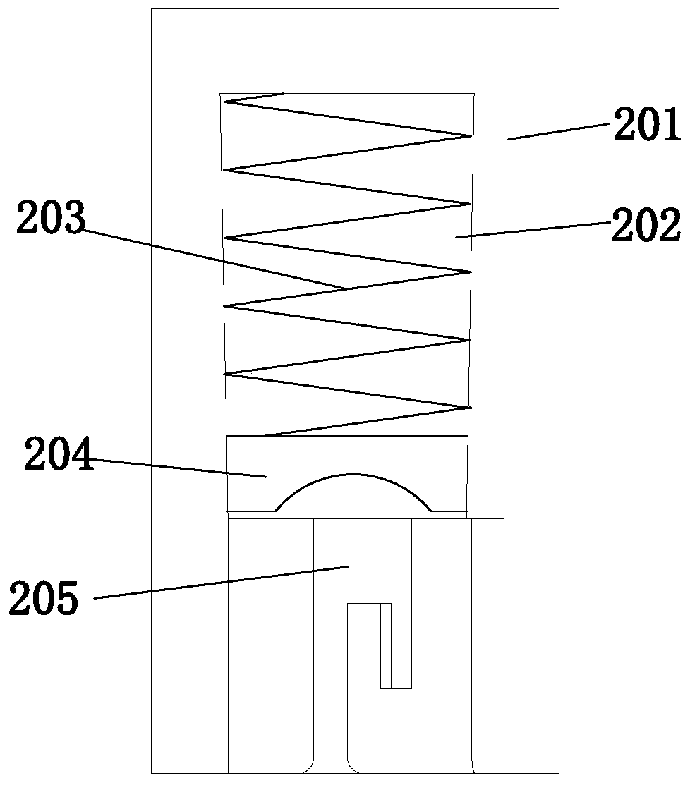 Pressing type grounding wire joint connecting device