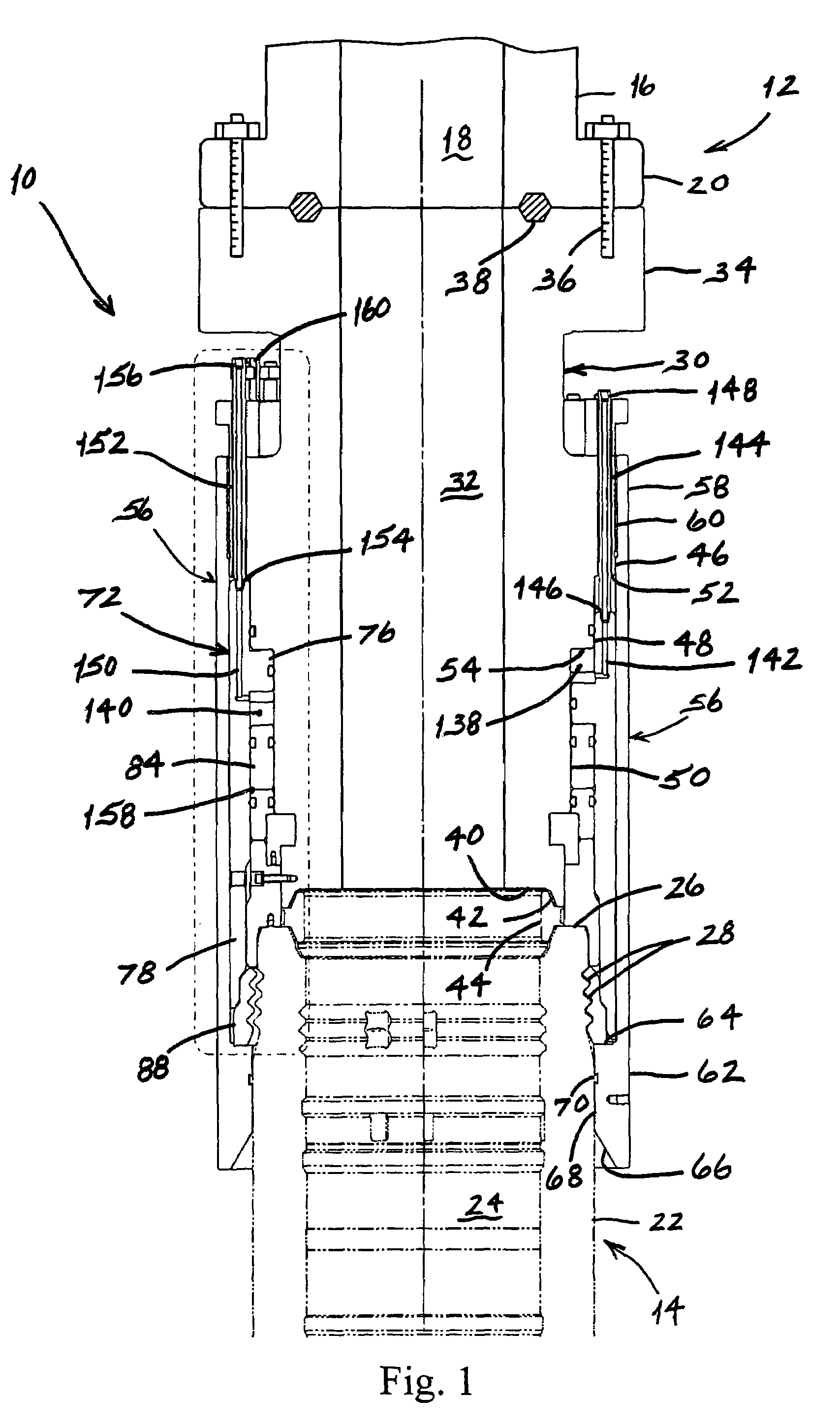 Slimline tieback connector