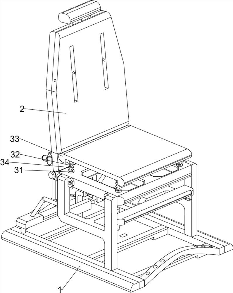 Stabilizing chair for epilepsy sufferer for neurology department