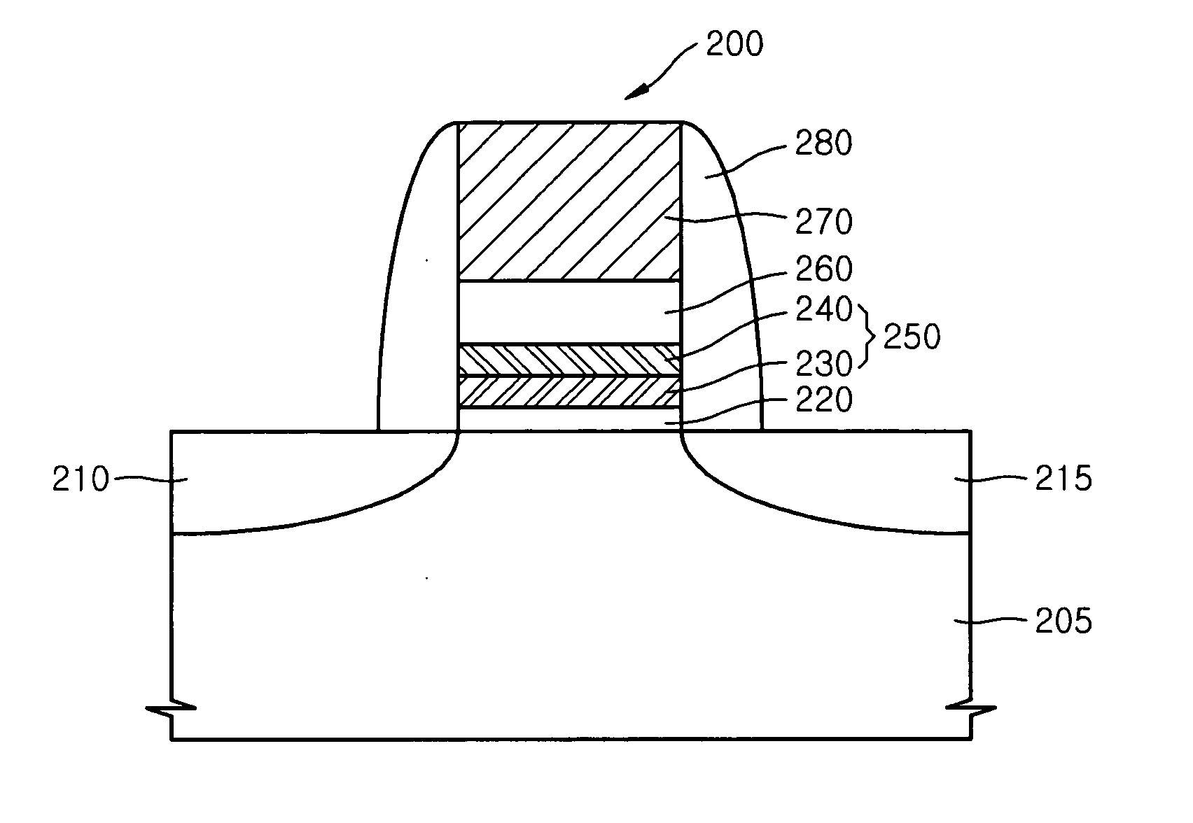 Nonvolatile memory device having a plurality of trapping films