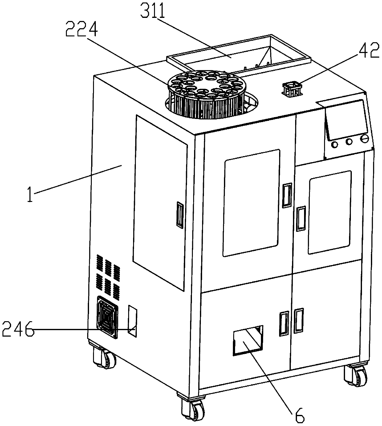 Energy-saving and environment-friendly automatic canned tea packaging machine