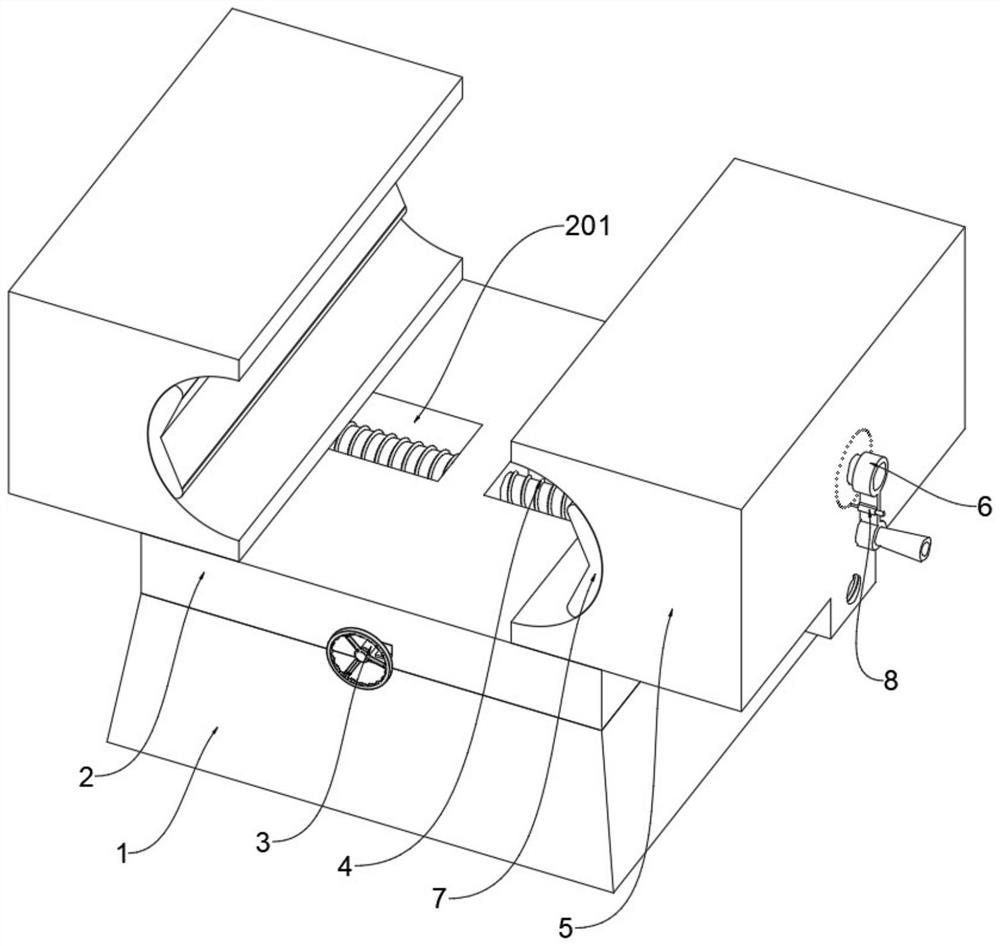 Pipeline stabilizing and supporting mechanism for building machinery construction