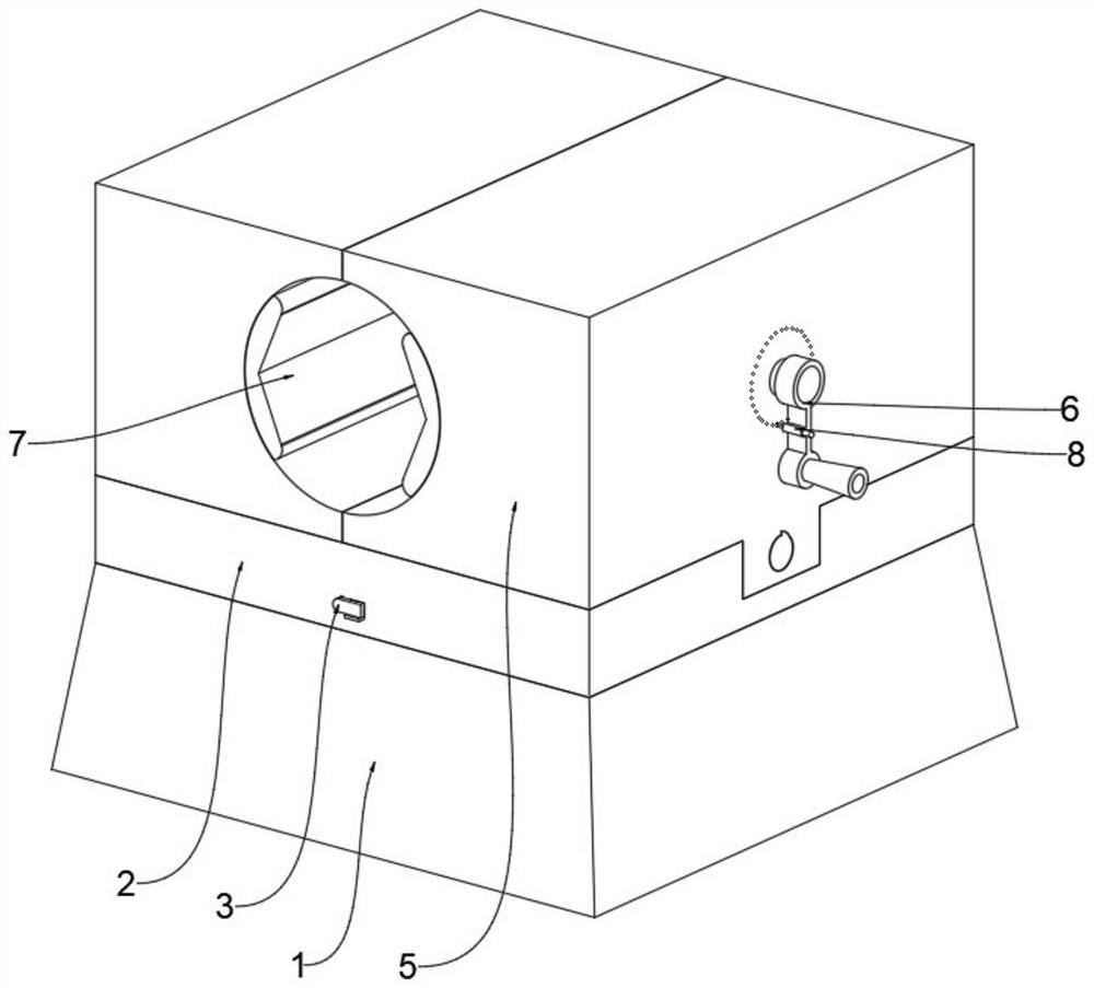 Pipeline stabilizing and supporting mechanism for building machinery construction