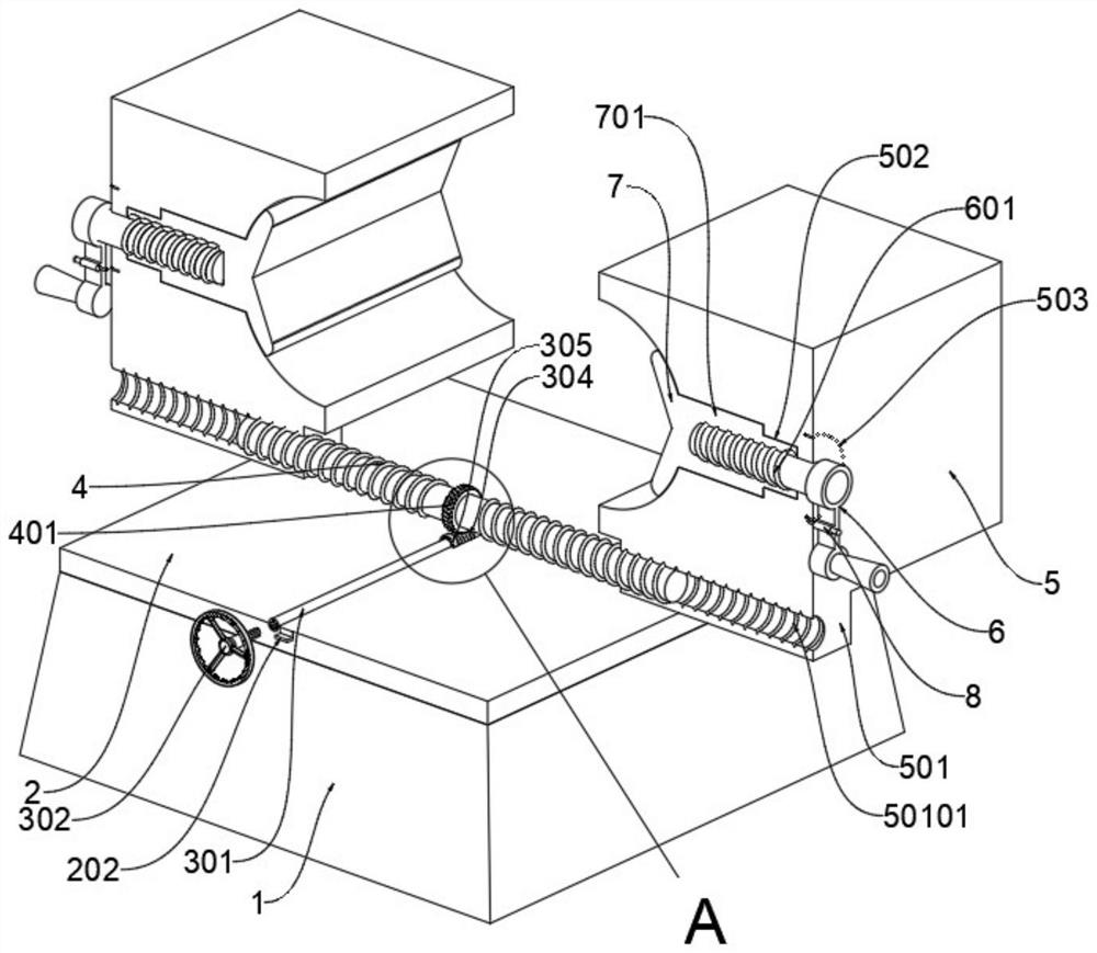 Pipeline stabilizing and supporting mechanism for building machinery construction