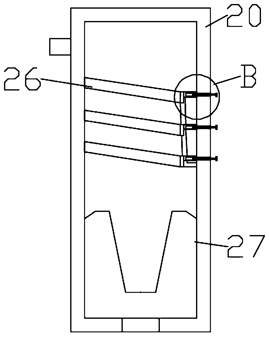 Surface processing device for automobile shell