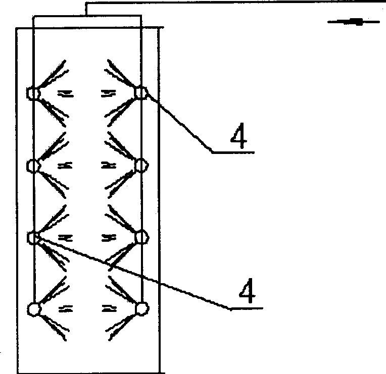 Poaching water non-discharge process and apparatus for electroplating automatic line