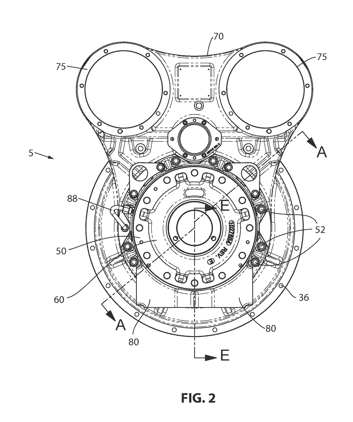 Integrated multi-position force lubrication system