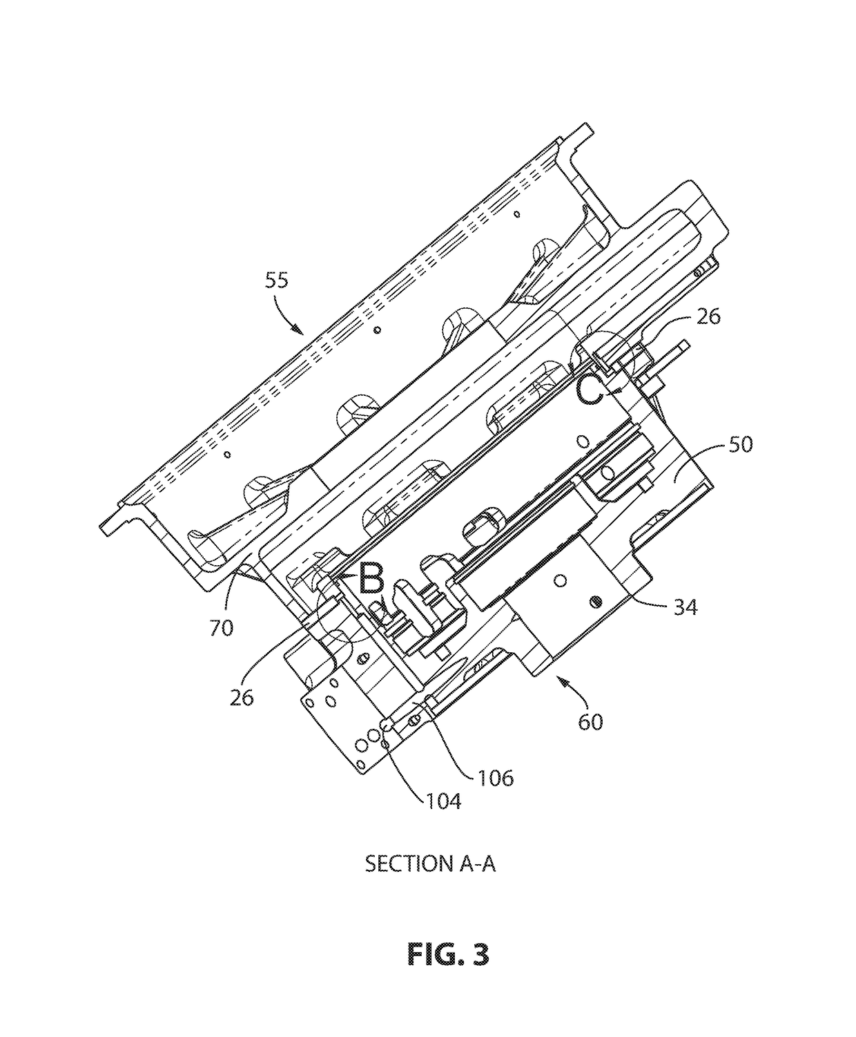 Integrated multi-position force lubrication system