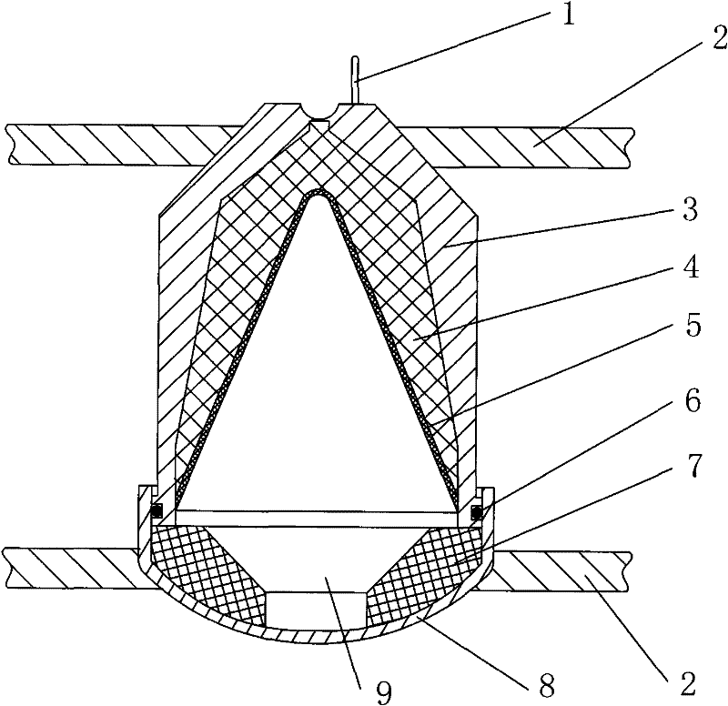 Body-free coaxial following synergistic perforator