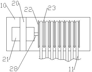 A treadmill exercise testing machine suitable for first aid and use method thereof