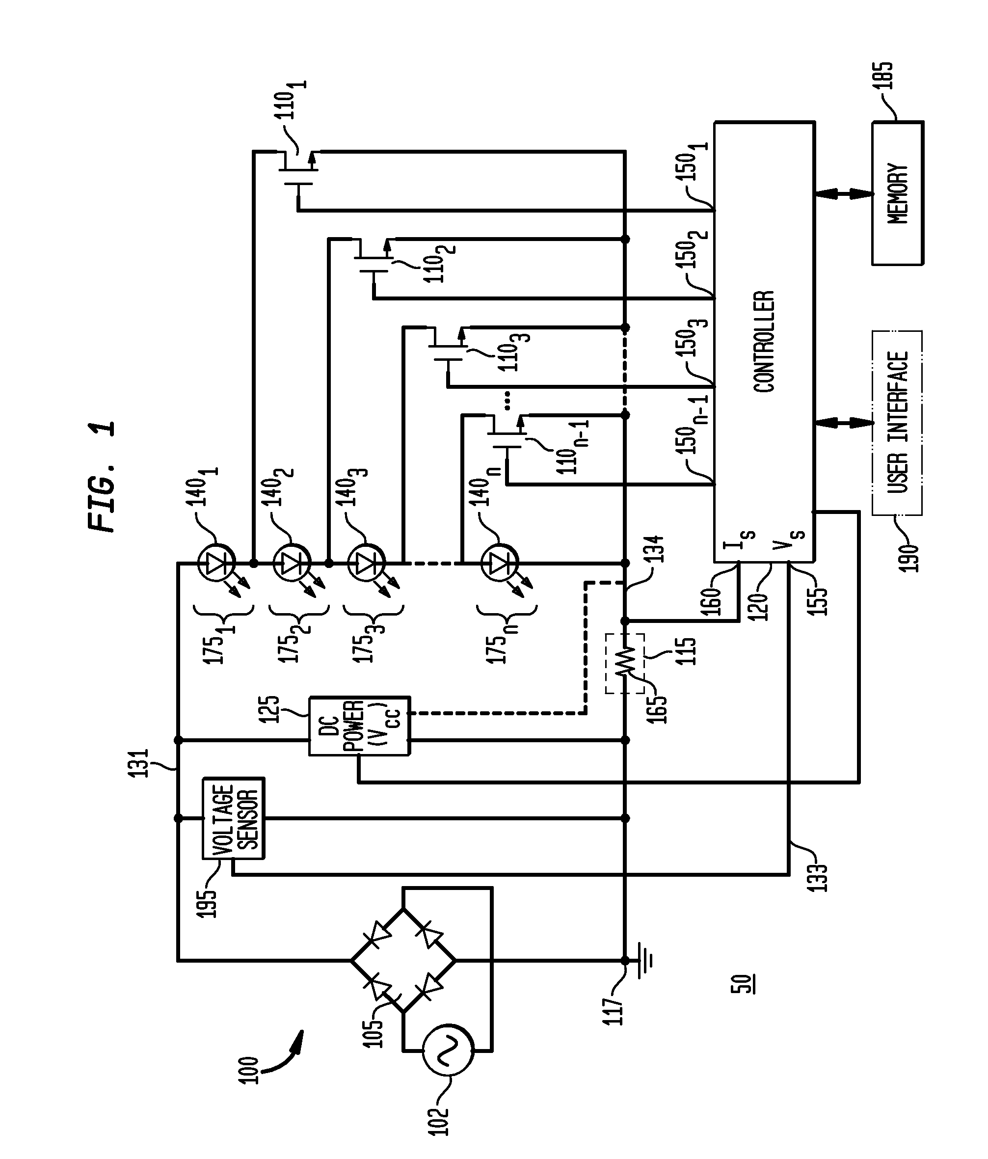 Apparatus, Method and System for Providing AC Line Power to Lighting Devices