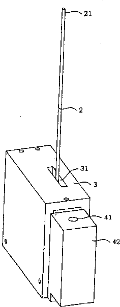 Whisker sensor suitable for inclined angle between robot perception and barrier