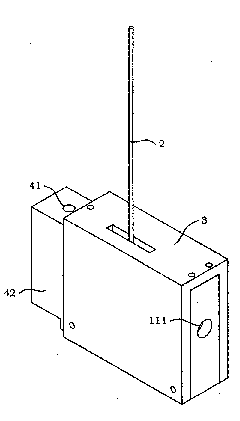 Whisker sensor suitable for inclined angle between robot perception and barrier