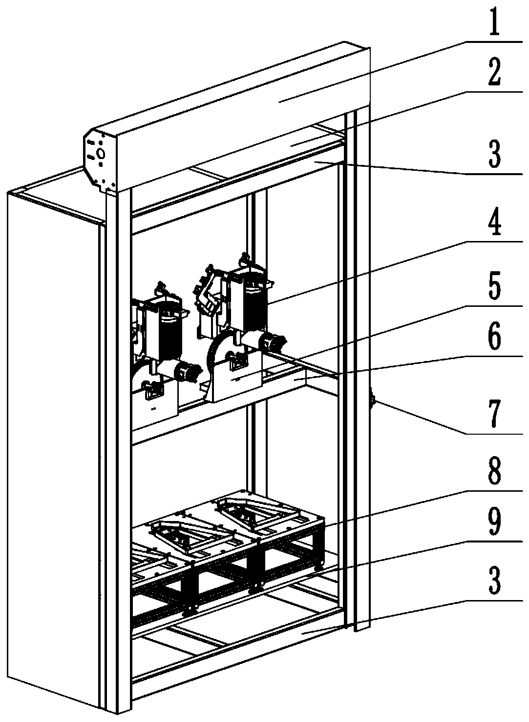 Storehouse and replacement system of polish-grinding tool applicable for robot