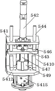 Unloading unit of brake pump sealing ring loading machine