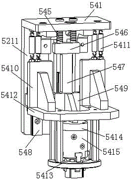 Unloading unit of brake pump sealing ring loading machine