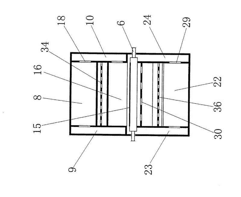 An upper and lower hot air drying oven for single-sided printing or coating