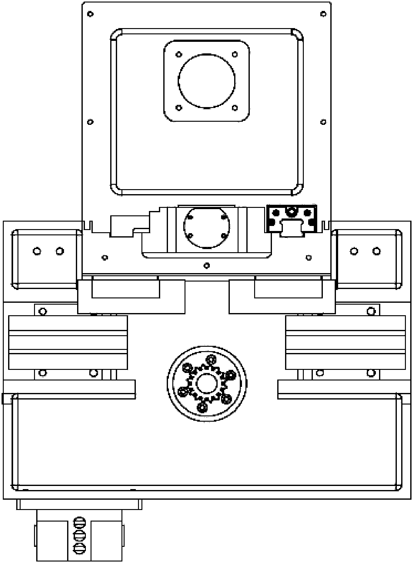 Tool piece and process for assembling Z-axis lead screw of laser cutting machine