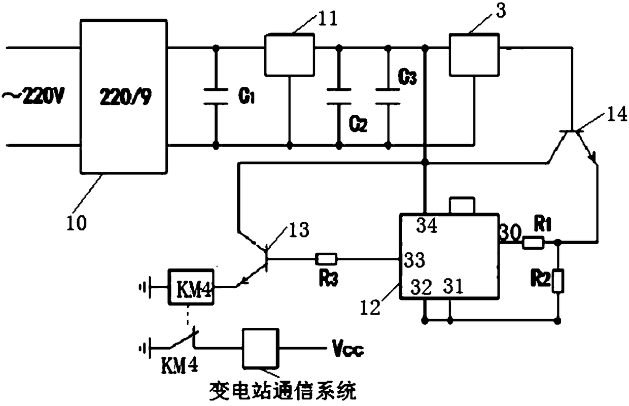 Remote restart device of substation communication system