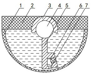 Hydraulic vibration reduction mechanism with variable restoration damping based on swing motor