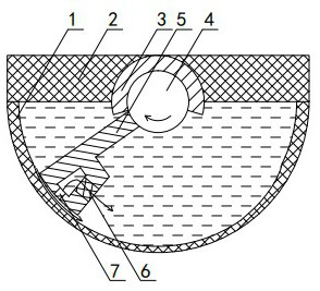 Hydraulic vibration reduction mechanism with variable restoration damping based on swing motor