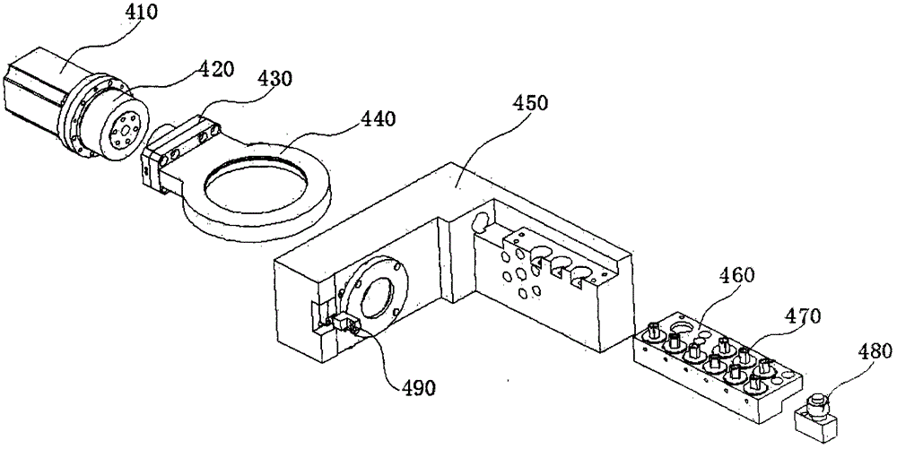 Full-automatic five-axis false tooth processing equipment