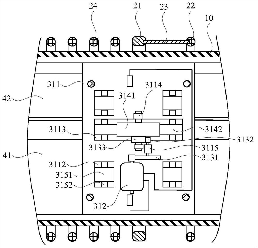 Curtain driving device and electric curtain