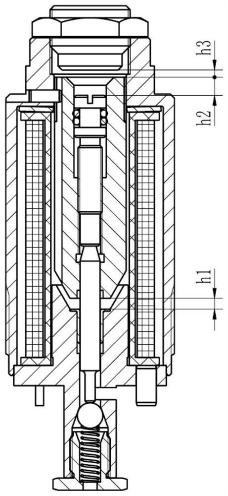 Dual-mode parking electromagnetic valve of electro-hydraulic speed regulator