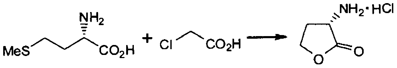 Method for producing alpha -mino-gamma-butyrolactone