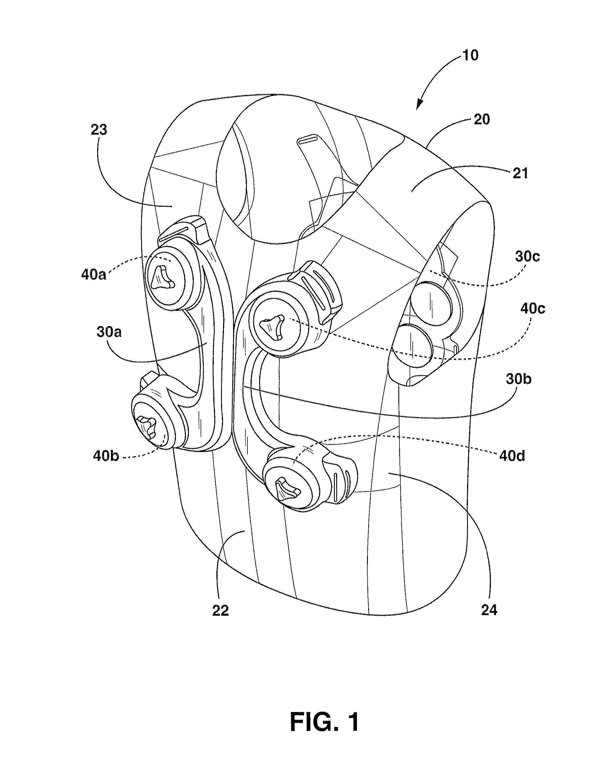 Wearable thorax percussion device