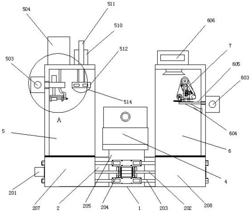 A high-strength corrosion-resistant aluminum plate recoiling machine carbon roll production device