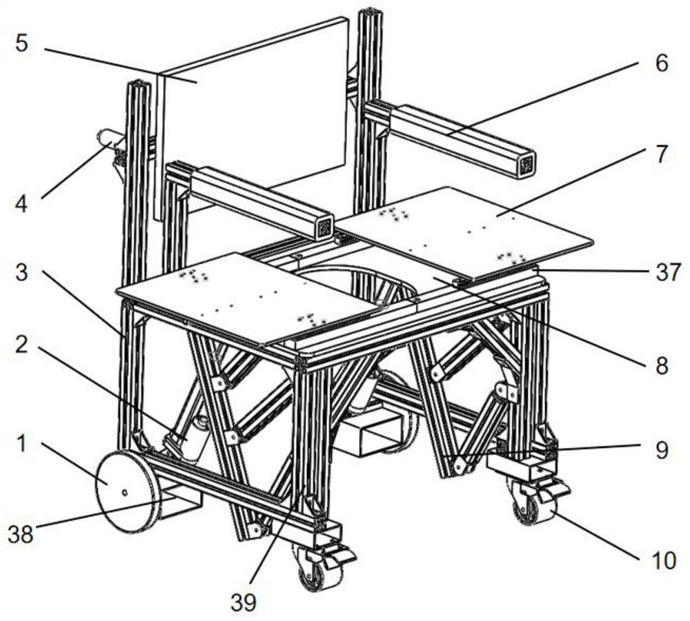 Multifunctional indoor elderly people assisting chair