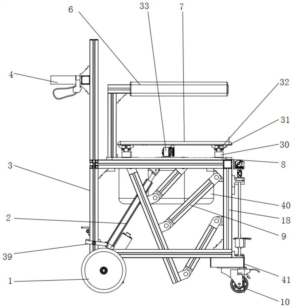 Multifunctional indoor elderly people assisting chair