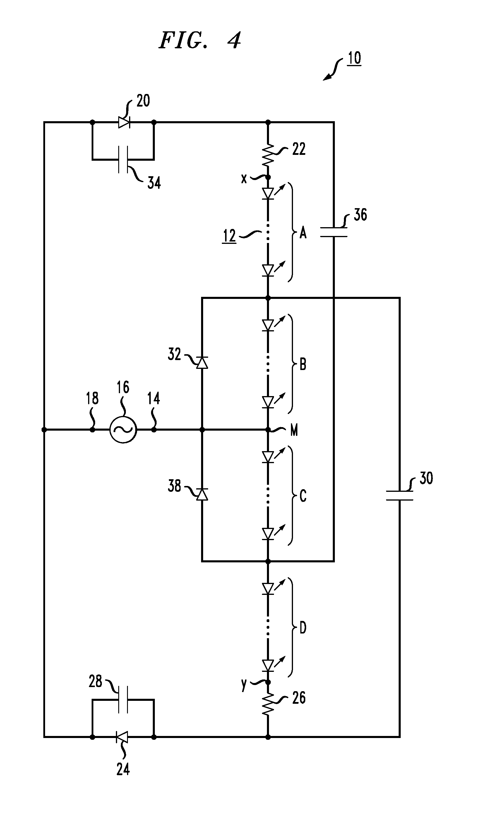 Ac-powered LED light engine