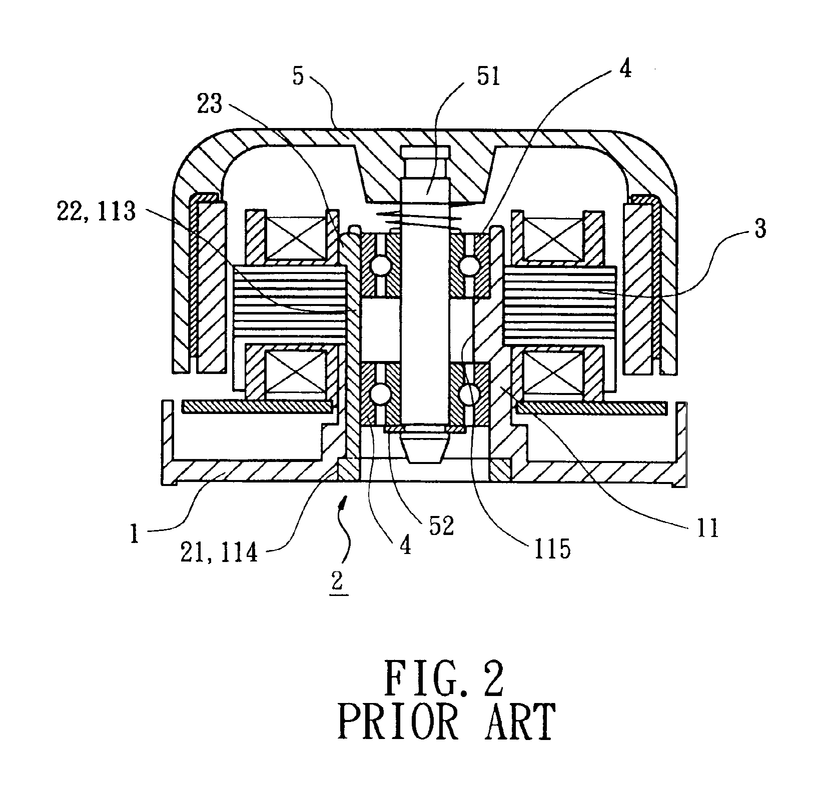 Axial tube assembly of a motor