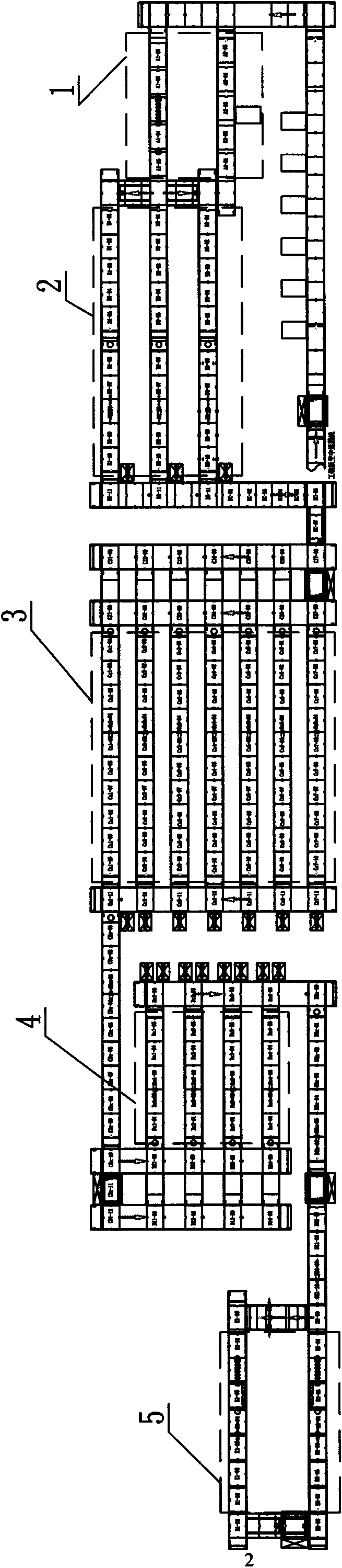 Detecting and setting device on production line of electric energy meters