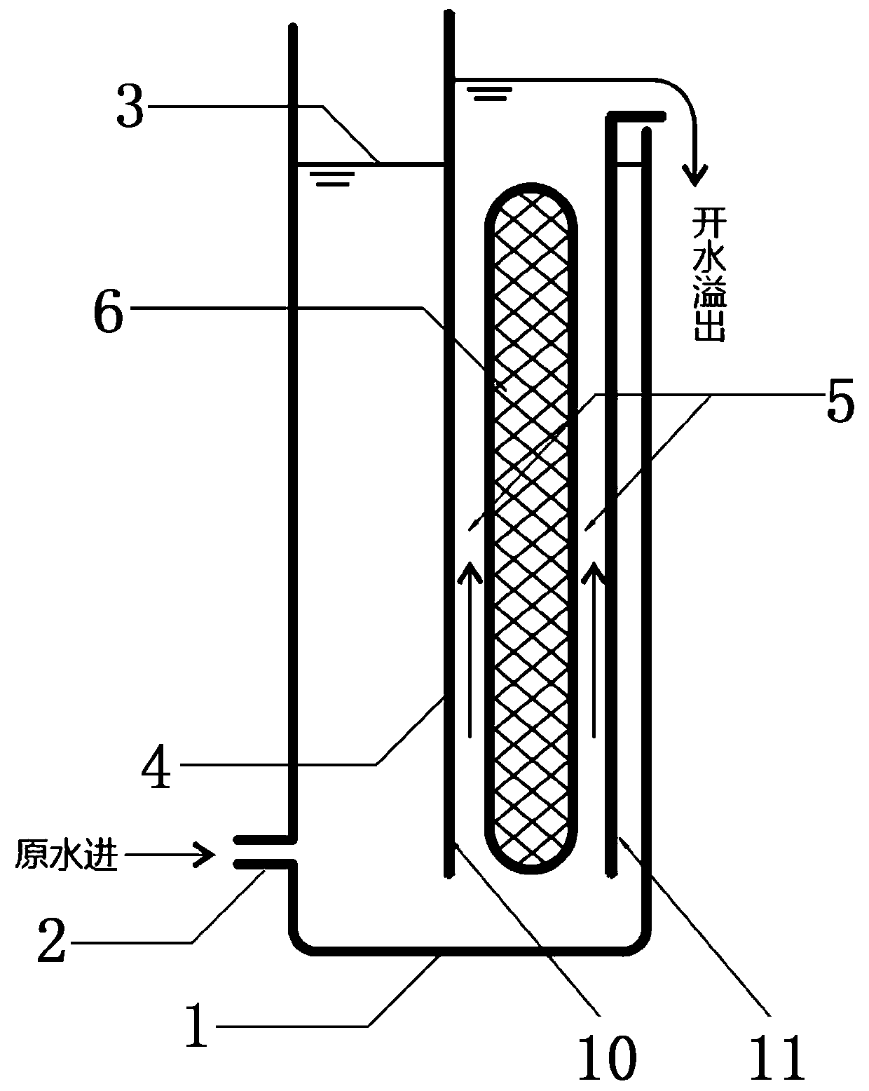 Nested continuous water boiler liner structure