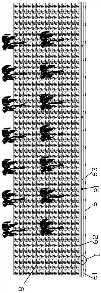 Rainwater greening irrigation system and construction method thereof