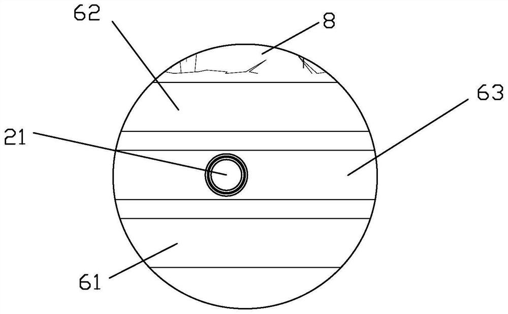 Rainwater greening irrigation system and construction method thereof