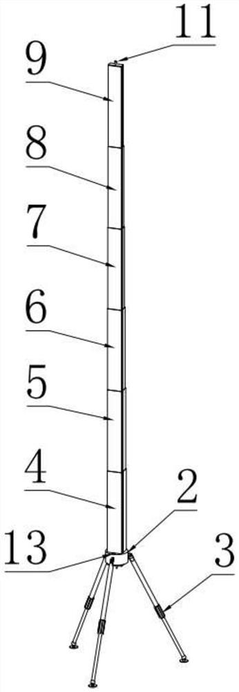 A Portable Tower Ruler for Large-Scale Topographic Surveying and Mapping