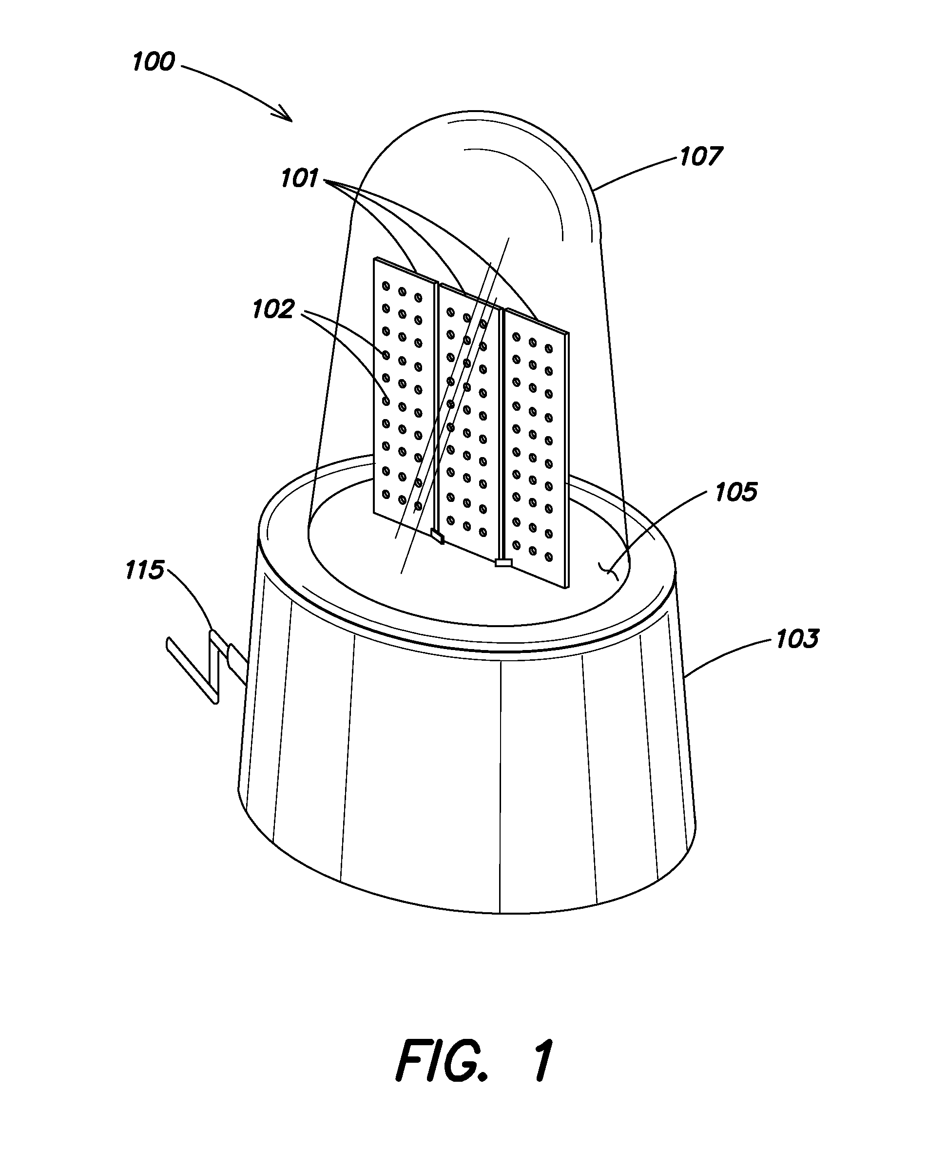 Lamp with orientable lighting source