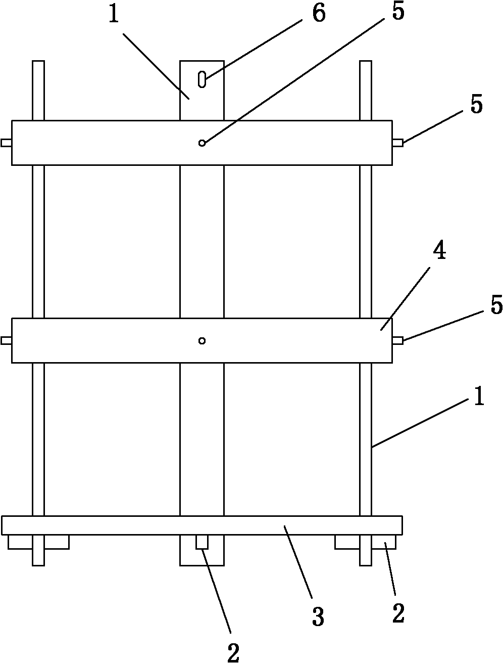 Carbon/carbon composite material lifting appliance for high-temperature furnace