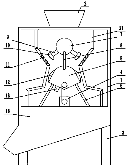 Crusher with pre-crushing function