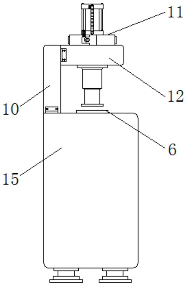 Two-end press-fit equipment for nut special for automobile fastener