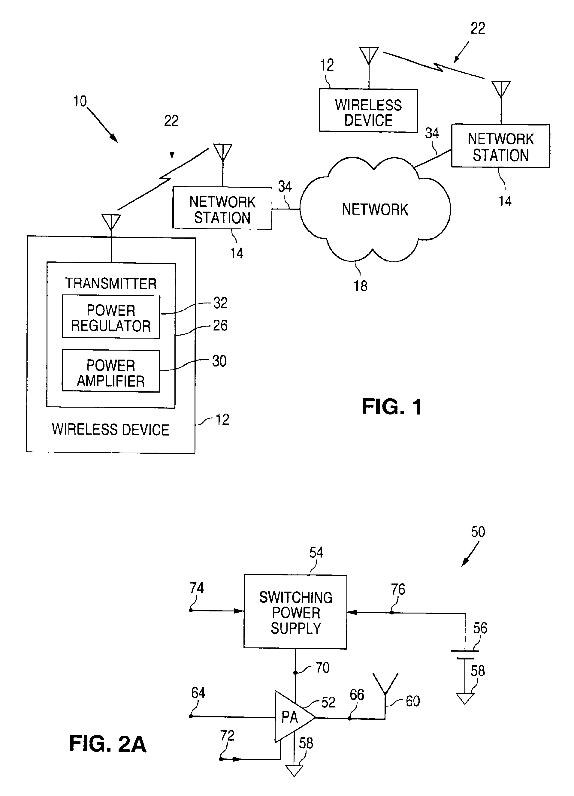 Method and system for providing power management in a radio frequency power amplifier using adaptive envelope tracking