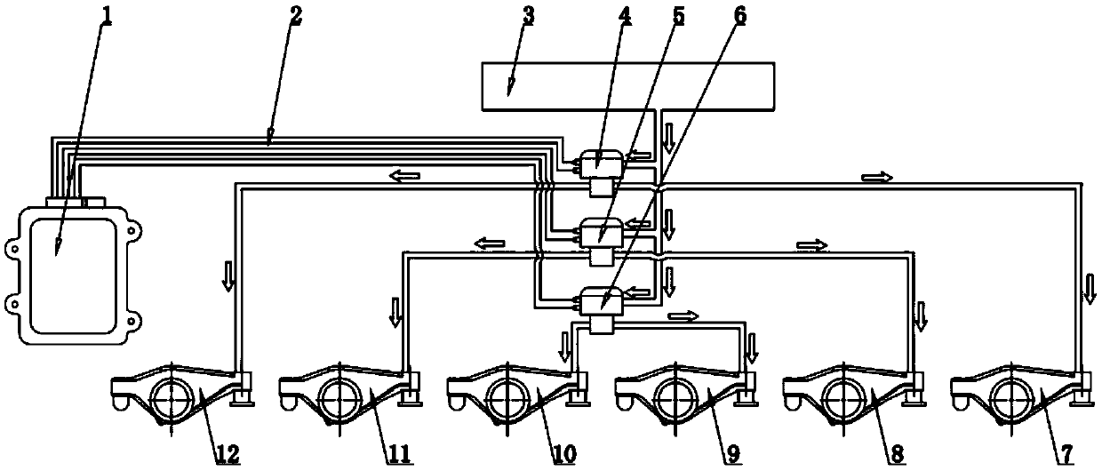 Engine braking system and whole vehicle braking cruise control method applying engine braking system